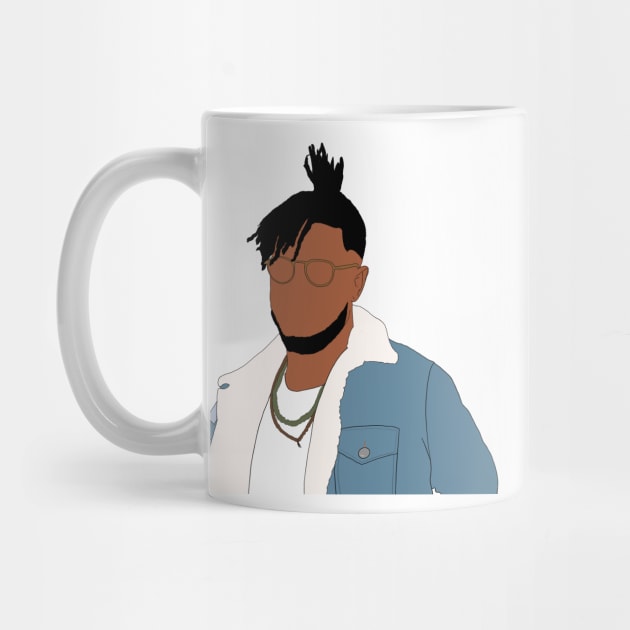 Erik Killmonger Fan Art Sticker by tayelectronica